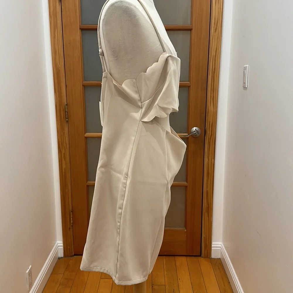 Tularosa Nora Mini Dress in Frosted Almond size: XL